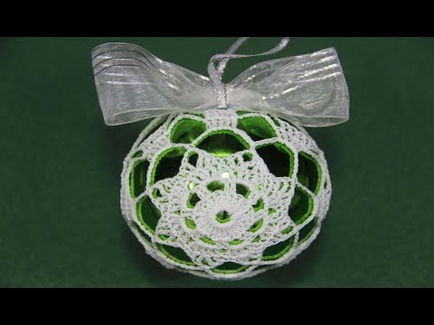 Видео: 🌲🌲🌲НОВОГОДНИЙ ШАР быстро и просто КРЮЧКОМ! СХЕМА.