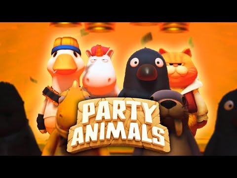 Видео: Party Animals ► КООП-СТРИМ #2