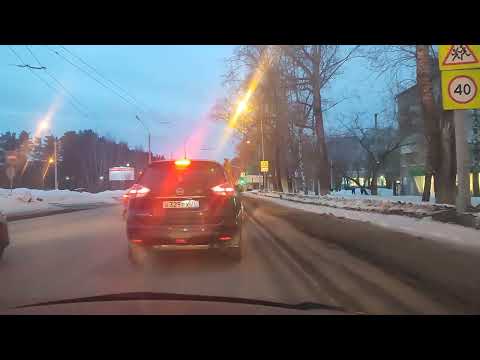 Видео: Экзаменационный маршрут. Томск. отработка разворотов на иркутском тракте.
