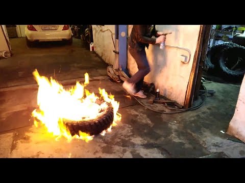 Видео: ОГНЕННЫЙ ШИНОМОНТАЖ!! "Goodyear Wrangler MT/R Kevlar"
