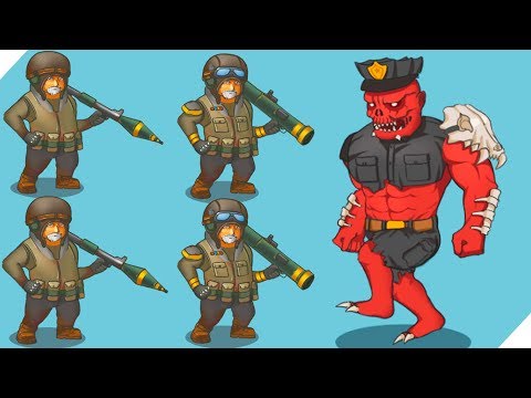 Видео: ЛЮДИ против ЗОМБИ.Красный опасный зомби - Human vs Zombies: a zombie defense game. Зомби апокалипсис
