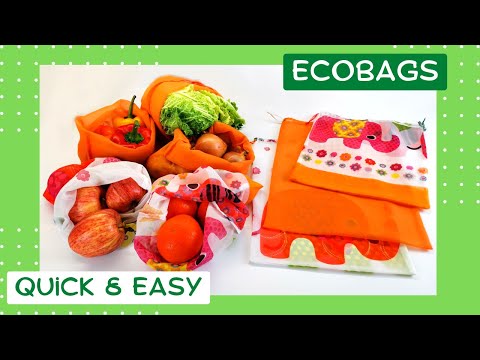 Видео: НЕ ВЫБРАСЫВАЙТЕ старый тюль! Сшейте экомешочки для овощей и фруктов.