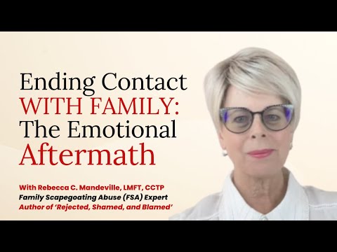 Видео: Прекращение контактов с семьей, которая становится козлом отпущения: эмоциональные последствия #к...