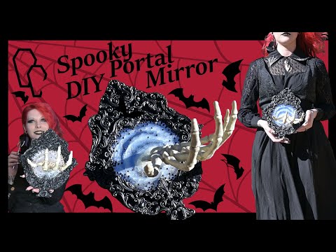 Видео: Разбитое зеркало превратилось в жуткий портал на Хэллоуин!