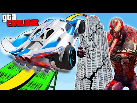 Видео: КАК ВЫСОКО СЛУЧАЙНАЯ ЧИТ МАШИНА УЛЕТИТ С ТРАМПЛИНА? ЭКСПЕРИМЕНТЫ В ГТА 5 ОНЛАЙН!