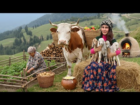 Видео: Кочевая жизнь: картофель, родниковая вода и деревенская пицца!