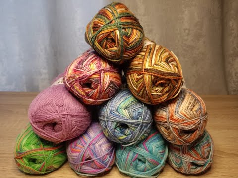 Видео: Пряжи много не бывает.  Часть вторая. (Носочная пряжа)