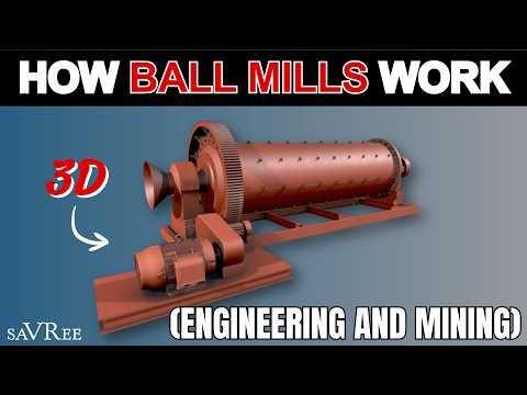 Видео: Как работают шаровые мельницы (инжиниринг и горное дело)