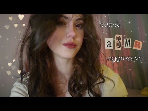 Видео: АСМР быстрые и агрессивные триггеры // немного для сдвг  ๋࣭ ⭑ ☾ ˖°