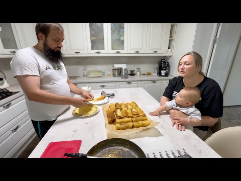 Видео: МУЖ ГОТОВИТ БЛИНЫ С МЯСОМ САМ 🥧 УЮТНЫЕ БУДНИ 😊 ◾ ПРИЯТНЫЕ ХЛОПОТЫ 🏡◾