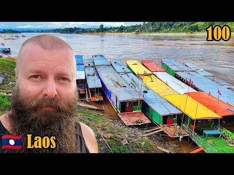 Видео: ПУТЕШЕСТВИЕ ВОКРУГ СВЕТА 100 Лаос. Сплав по Меконгу. 2 дня на воде. Slowboat. Как перейти границу?