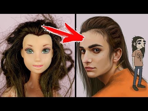 Видео: ООАК ЛАРРИ из игры САЛЛИ ФЕЙС и ЛАЙФХАКИ как распутать волосы у куклы