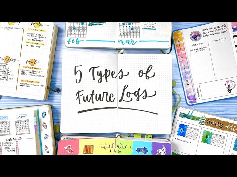 Видео: 5 типов будущих журналов || Идеи для Bullet Journal