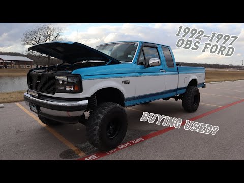 Видео: На что обратить внимание при покупке подержанного грузовика (OBS Ford F-150 1992-1997)