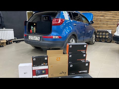 Видео: Громкий автозвук из штатных мест. Аудиосистема в Kia Sportage за 60000 рублей