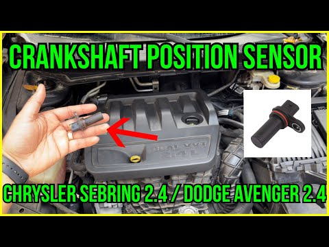 Видео: Как заменить датчик положения коленчатого вала на Chrysler Sebring 2.4L / Dodge Avenger 2.4L / ис...
