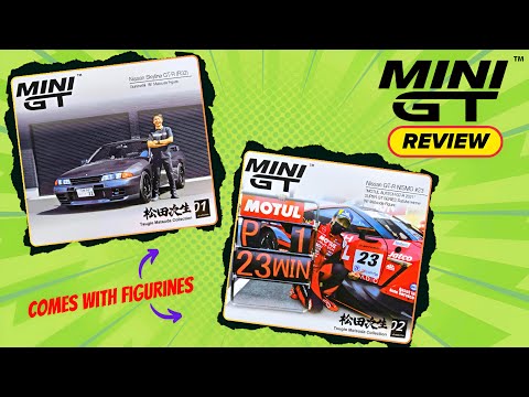 Видео: Распаковка коллекции Mini GT Tsugio Matsuda | Nissan GT-R R32 и GT-R Nismo MOTUL AUTECH Suzuka Wi...