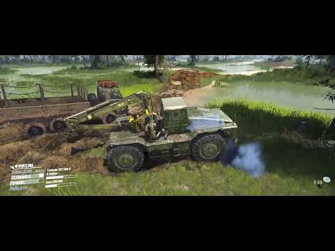 Видео: MudRunner Прохождение карты "Из болота" №2 автор карты: AndreyD6