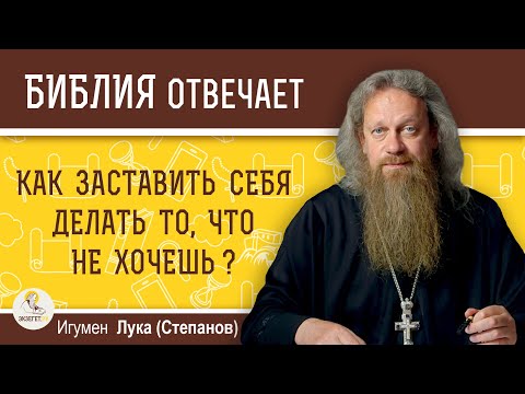 Видео: Как заставить себя делать то, что не хочешь?  Игумен Лука (Степанов)