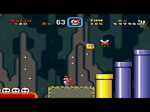 Видео: Прохождение Super Mario World (SNES) #4: 🍄 Приключение в пещере!