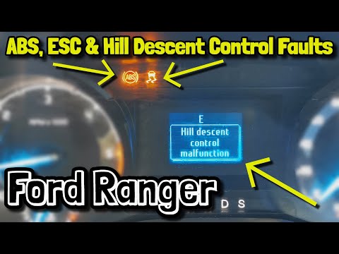 Видео: Ford Ranger с множественными неисправностями, неисправностью ABS, ESC и системы помощи при спуске...