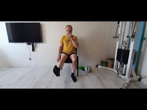 Видео: Мои упражнения при коксартрозе сидя на стуле