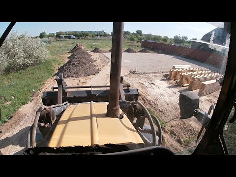 Видео: Укрепление почвы для заезда спецтехники на стройплощадку.