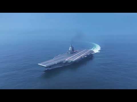 Видео: Си Цзиньпин провёл церемонию принятия в состав ВМС НОАК авианосца «Фуцзянь»