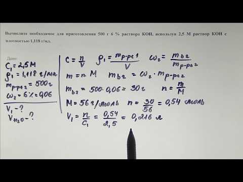 Видео: Алгоритм решения задач по химии