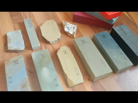 Видео: Японские природные заточные доводочные камни