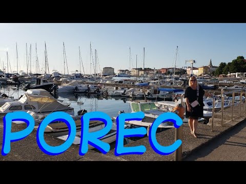 Видео: Хорватия, в Пореч на паровозике из Зелена Лагуна