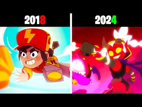 Видео: Все анимации Brawl Stars 2018-2024 🎥🥳🤩.