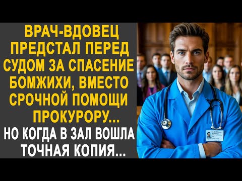 Видео: Врач-вдовец предстал перед судом за спасение бродяжки. Но когда в зал вошла точная копия...