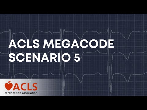 Видео: Сценарий 5 ACLS Megacode | Ассоциация сертификации ACLS