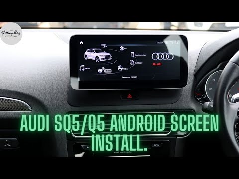 Видео: Установка 10,25-дюймового Android-экрана для Audi SQ5/Q5.