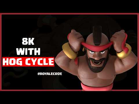 Видео: HOG CYCLE = ВСЕ ЕЩЕ МЕТА Путь к 10К 🏆 #clashroyale