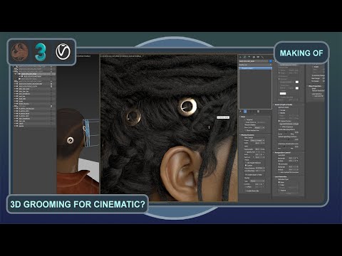 Видео: Making of Antea | 3D Grooming | Capsule Studio | для Banishers: Ghosts of New Eden