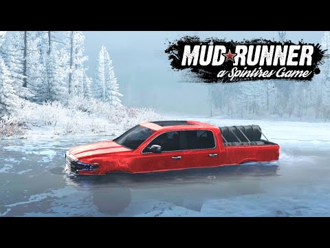 Видео: Пикап Ушел под Лед во время Рыбалки - SpinTires: MudRunner