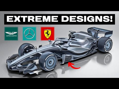 Видео: F1 2026: экстремальные конструкции автомобилей 2026 года уже на 4 секунды быстрее!