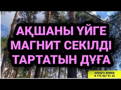 Видео: Ақшаны сізге магнит секілді тартып әкелетін дұға 3)33,1-9"