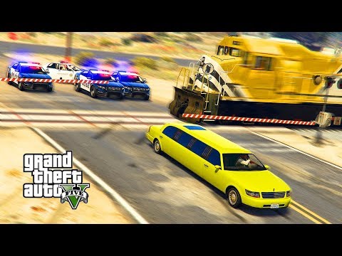 Видео: САМАЯ ЭПИЧНАЯ ПОГОНЯ ЗА ЛИМУЗИНОМ В ГТА 5! ПОЛИЦЕЙСКИЕ ДОГОНЯЛКИ В ГТА 5 ОНЛАЙН!