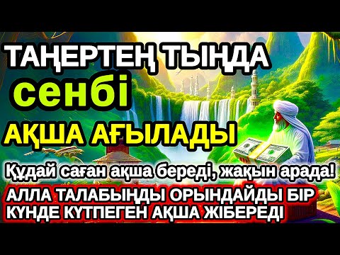 Видео: Тыңда Өте күшті дұға сенбі, Алла бір күнде ойламаған ақша байлық жібереді, ризығың көбейеді