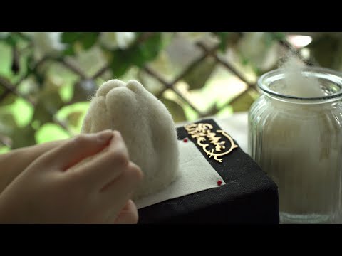 Видео: Как изготовить основную модель портрета кролика из шерсти овец【Sophie Wool】
