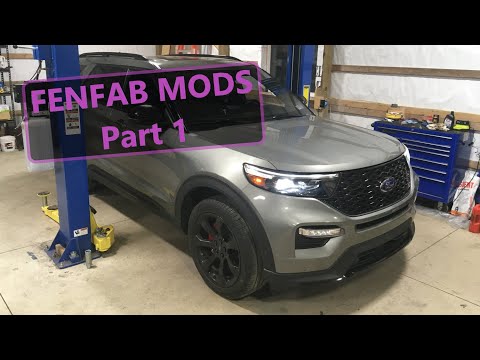 Видео: Explorer ST от Adam's получает запчасти FENFAB! (Часть 1 — выхлопные трубы и распорка дифференциа...