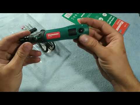 Видео: Мини дрель/гравер Hammer AMD3.6Li USB Flex аккумуляторный