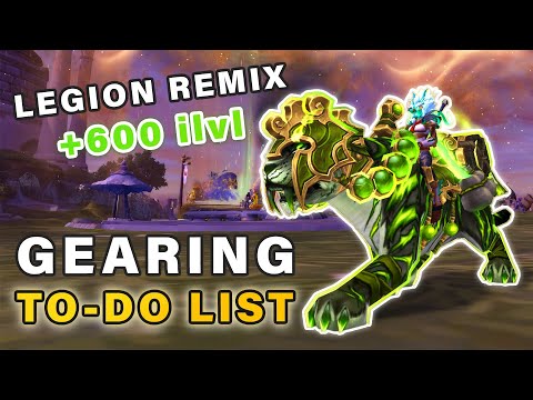 Видео: Руководство по экипировке Legion Remix и список дел | Неделя 1 ► World of Warcraft