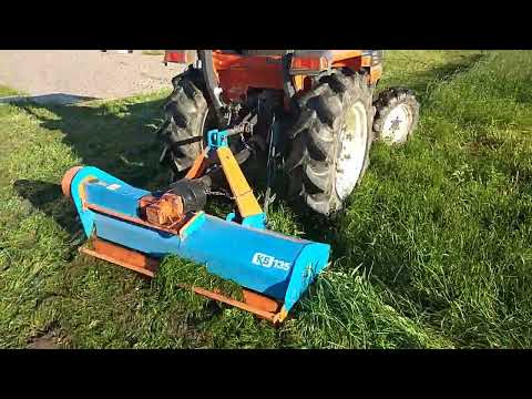 Видео: Kubota GL-261 и мульчер старк ks-135
