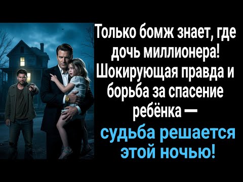 Видео: Миллионер уже собрался уходить, как вдруг бомж крикнул: «Только я могу спасти вашу дочь…»