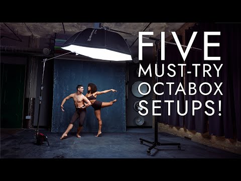 Видео: 5 настроек Octabox, которые нужно попробовать, используя Elinchrom 190cm Indirect Litemotiv Softbox