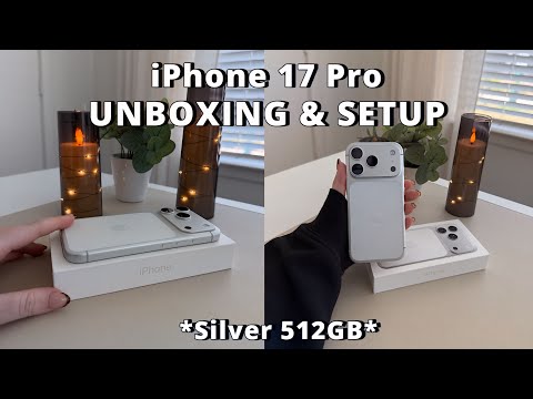 Видео: Распаковка и настройка iPhone 17 Pro | Тестирование новой камеры + первые впечатления *серебряный*